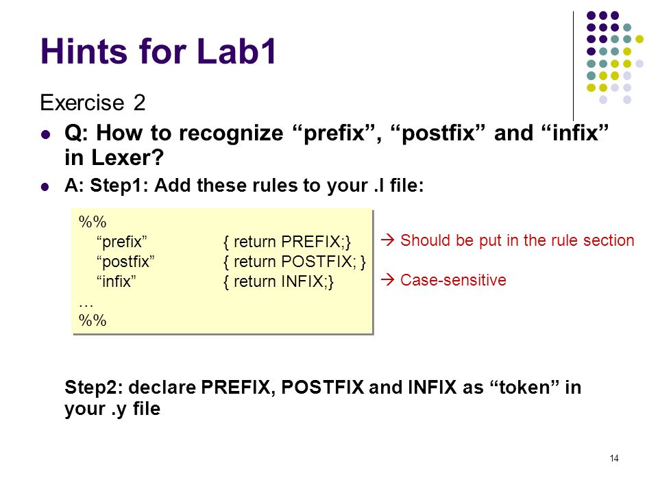 Lex And Yacc Program For Infix To Prefix